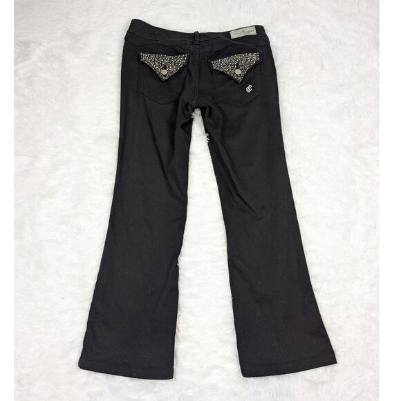 Y2K Vintage Rocawear Embellished Pockets Jeans Black Size 11 Roca Wear - Picture 11 of 12